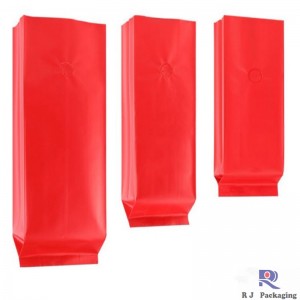 Wholesale Side Gusset Valved Matte sau gloss aluminiu folie de cafea Bag 250g 500g 1000g