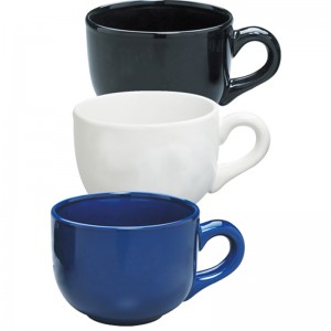 restaurant ceramică nouă os din china simplu pătrat alb / rotund cană de cafea de lux din porțelan