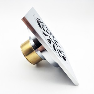 Deșeurile de scurgere a capcanelor de podea pătrate