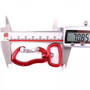 Cârlig în aer liber de acțiune înclinare blocare principală tijă de arc din oțel inoxidabil carabinier multifuncțional carabinier în aer liber prindere rapidă echipament de blocare rapidă siguranță cu cârlig de agrafe pentr...