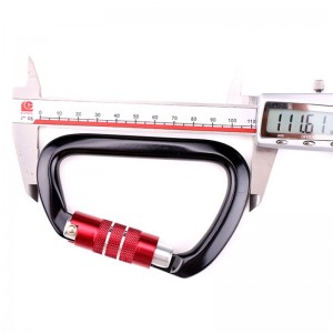 Cârlig în aer liber alpinism camping camping blocare principală carabinieră multifuncțională piuliță în aer liber prindere rapidă echipament de blocare siguranță gaură de sondare d-tip sârmă blocare blocare principală avi...