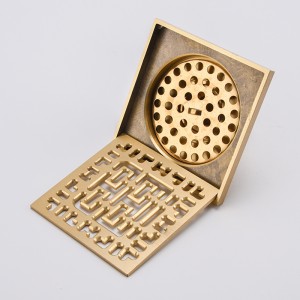 Placă de acoperire cu sifon anti-miros ușor de instalat