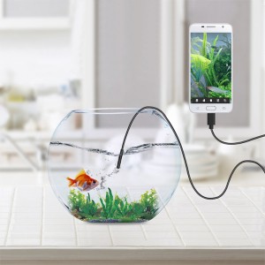 Endoscop wireless 2,0 Megapixeli WiFi WiFi Borescope Micro Interfață Inspecție impermeabilă Camera pentru șarpe pentru Android, iOS și Windows, iPhone, Samsung, Tablet, Mac