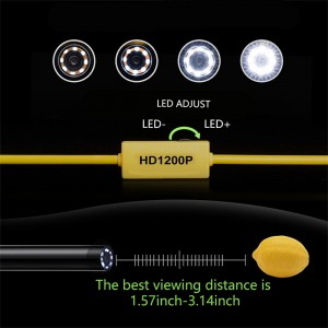 Endoscop wireless 2,0 Megapixeli Cameră HD Borescope WiFi Interfață Micro Inspecție Impermeabilă Camera pentru șarpe pentru Android, iOS și Windows, iPhone, Samsung, Tablet, Mac