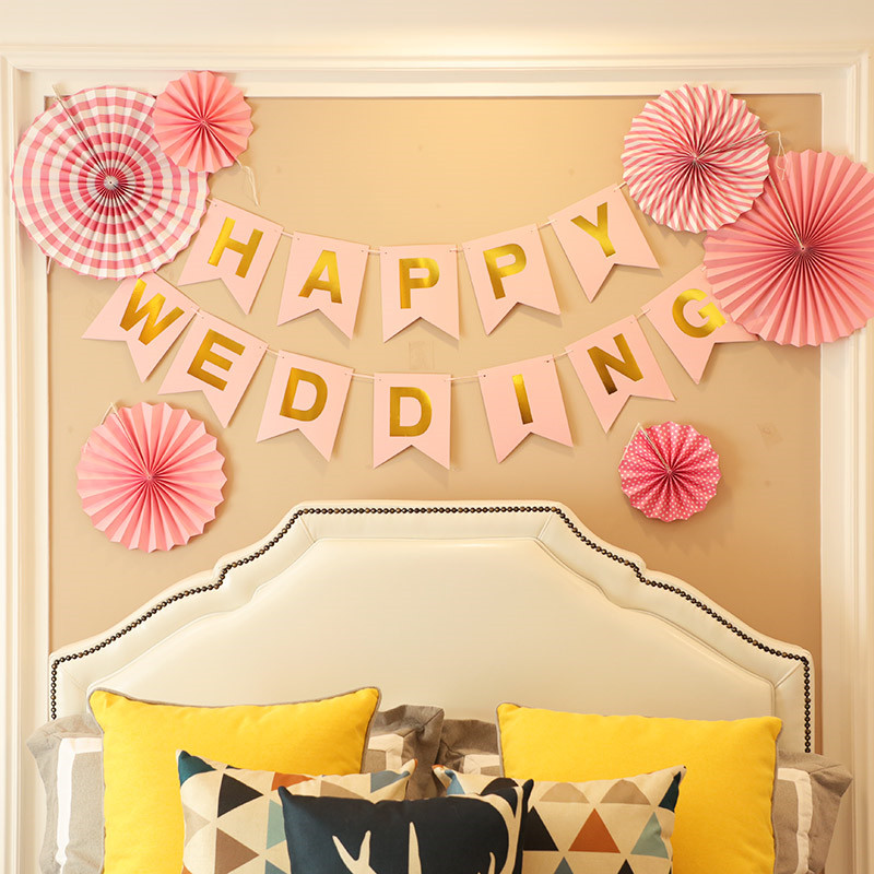 Decorațiuni de tavan bannere baloane ghirlandă panglică pentru petrecerea nunții Chirstmas ziua