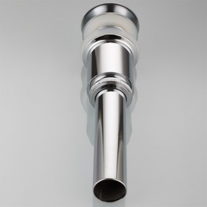 Articole sanitare rotunde cu capac mare din alamă, faceți clic pe clack pop up pentru deșeuri