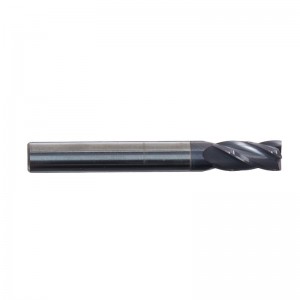 Moara de capăt solidă din carbură Premium, acoperită ALTiN, 4 flauturi, diametru 1/4 \