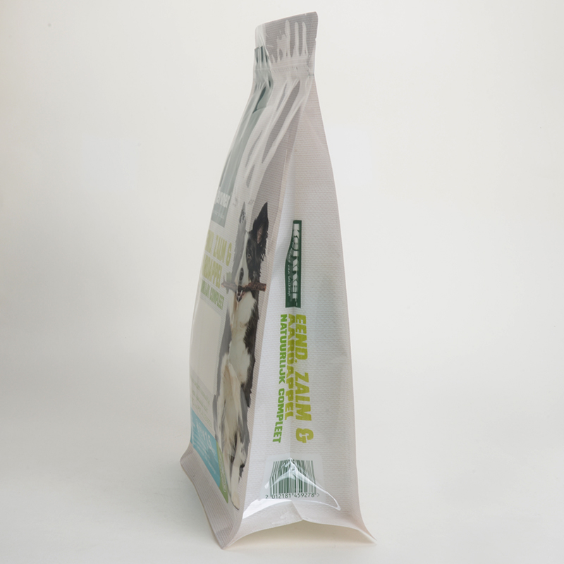 1,5 kg Bag pentru ambalaje pentru animale de companie Side Gusset Hâine pentru câini Pungi cu fermoar Plastic Laminat Congelat Pui de ambalare Carne de pungă