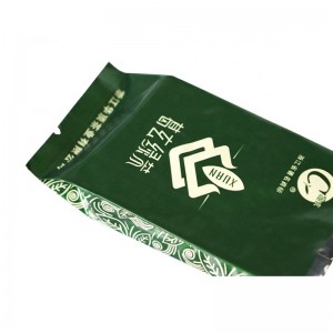 Geantă comprimată laterală din folie de aluminiu Gusset pentru ambalarea ceaiului