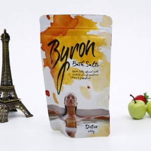 Punge tipărită personalizată cu pungă de ambalare cu sare de apă