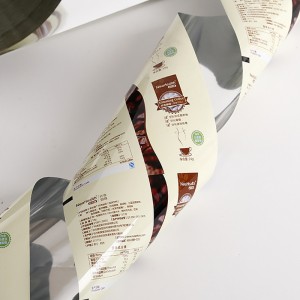 Folie de ambalare de cafea cu folie de aluminiu cu imprimare personalizată