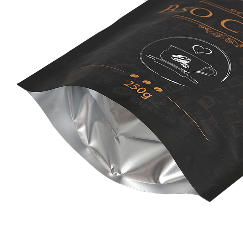 Pungi de cafea logo personalizate reutilizabile geanta stand up cu ziplock Pungi de ambalare pentru cafea