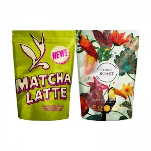 Husă cu fermoar Kraft Hârtie Stand Up Ambalare alimentară Ziplock Geantă Doypack personalizat