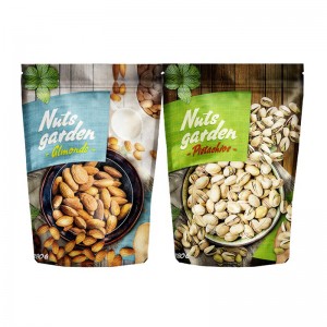 Husă cu fermoar Kraft Hârtie Stand Up Ambalare alimentară Ziplock Geantă Doypack personalizat