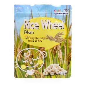 sac de mâncare resigilabil sau sac de ambalare sac de orez ambalaj cu fermoar pe partea de sus