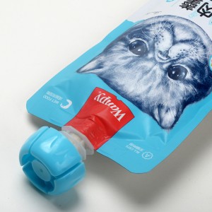 pungă de scurgere cu ridicata husă pentru mâncare pentru pisici pungă de aluminiu