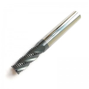 Mărfuri de rupere cu carbură solidă, HRC45 cu acoperire cu Tialn, 4 flauturi, diametru 1/4 \