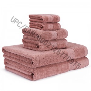 JMD TEXTILE Set de prosoape de baie, set de prosoape de 6,2 pânză de spălat, 2 prosoape de mână, 2 prosoape de baie, prosoape prosoape de uz casnic Durabil absorbant prosop prosoape confortabile bumbac extra groase (cafea, 6)
