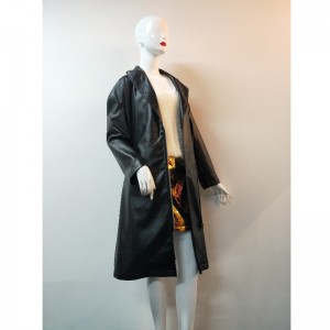 Jacheta PU din Lungime Lungă RLWPJ0021N