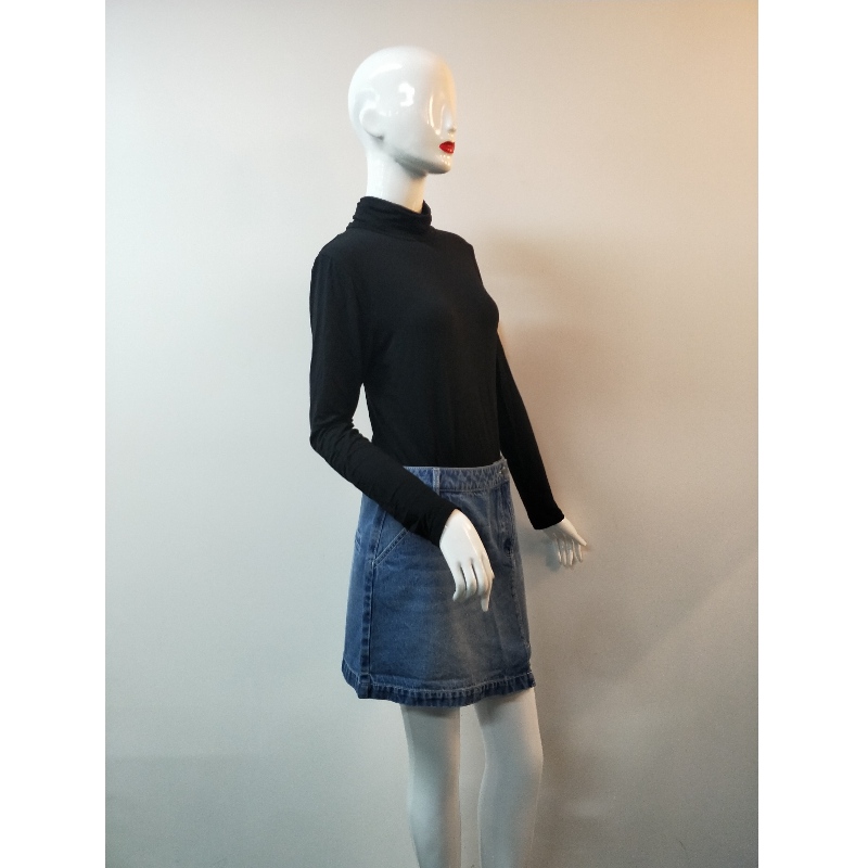 LADIES LIGHT WASH DENIM SKIRT DENIM RLWSK0001M