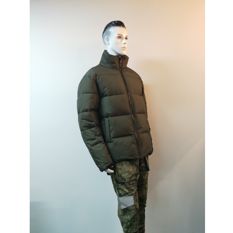 Jacheta PUFFER KHAKI pentru bărbați RLMPC0022N