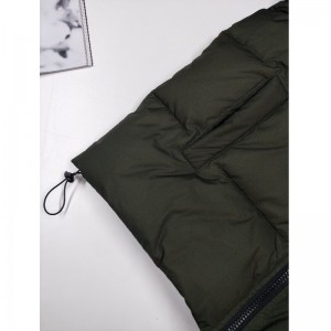 Jacheta PUFFER KHAKI pentru bărbați RLMPC0022N