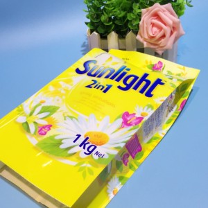 Pungeți în picioare spout plastic sac de săpun lichid lichid de spălare / ambalaj detergent pentru rufe