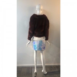 Jacheta FAUR FUR LADIES ÎN BROWN RLWF0027