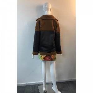 Jacheta PU din LADIES CU BORG TRIM RLWPJ0031