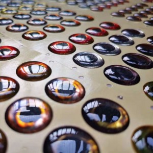 Ochi de pescuit cu năluci, ochi de pește cu cupole epoxidice