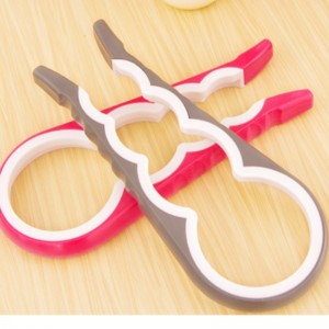 Șurubelniță din silicon, multifuncțională, deschizător de sticle din patru în unu de siguranță, poate deschide antiderapant și deschizător de capac