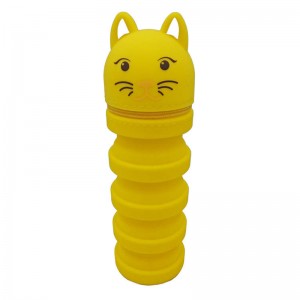 Geantă de creion din silicon Husa cu creion amuzantă cu fermoar personalizate