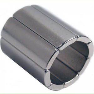 Magnet cu arc super neodim NdFeb pentru tubul de vânt