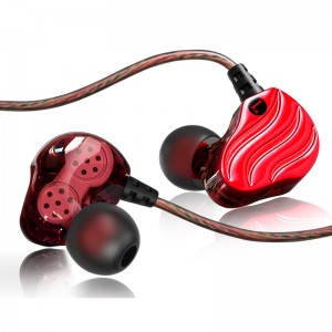 2018 Dual Driver HiFi Earhook cu fir stereo Earbud