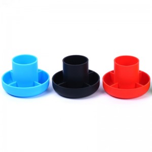 Recipient pentru stilou din silicon tub rotund multifuncțional pentru alimente, gel de silice, birou pentru birou, recepție și mobilier