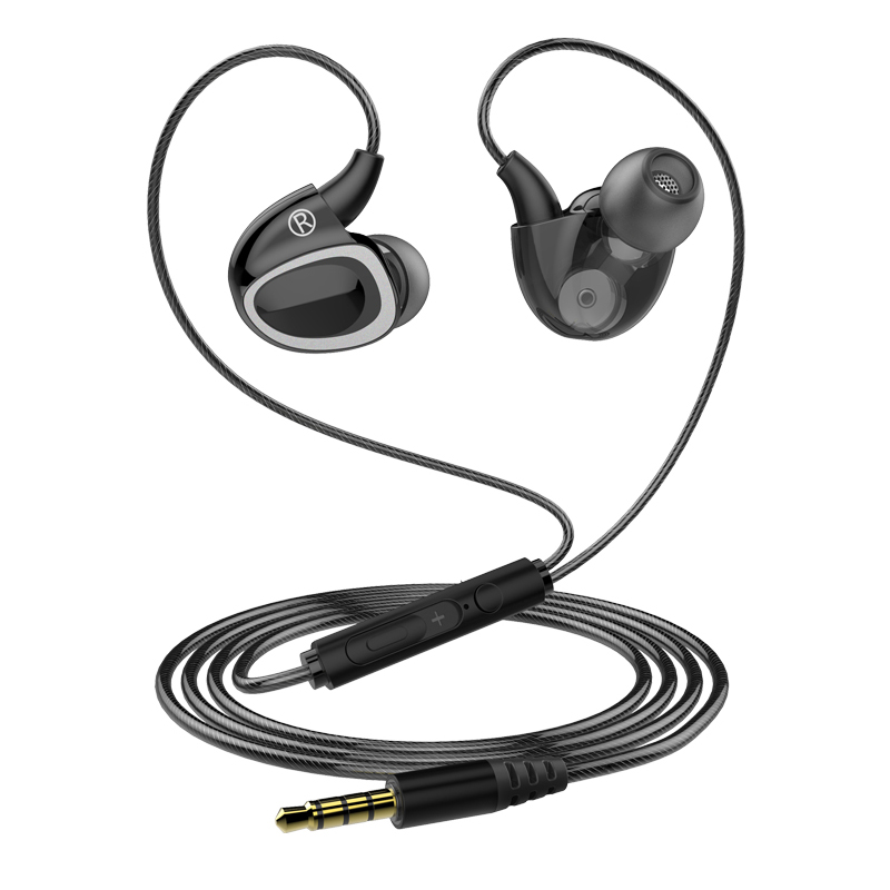 Noua căști cu căști stereo Hi-Fi cu basculare profundă Earhook Sport