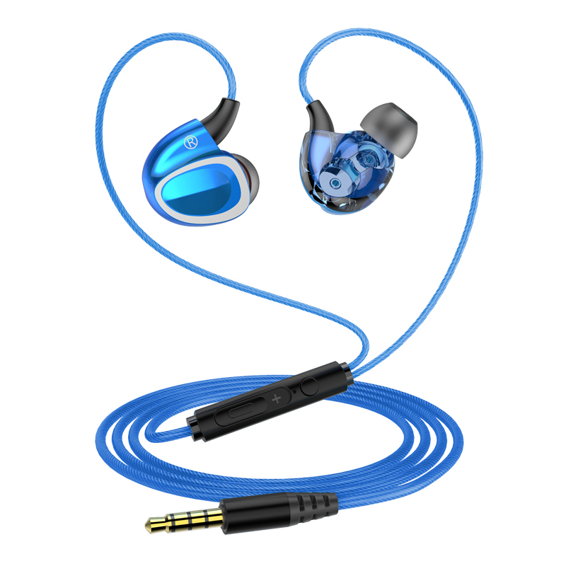 Noua căști cu căști stereo Hi-Fi cu basculare profundă Earhook Sport