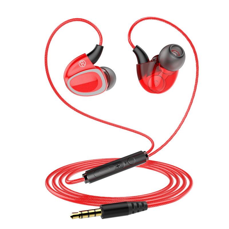 Noua căști cu căști stereo Hi-Fi cu basculare profundă Earhook Sport