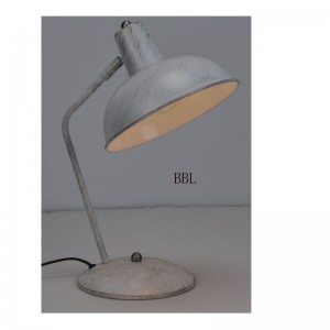 Lampa de masă cu funcție de reglare a nuanței metalice și auriu periat alb