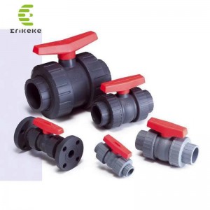 Robinet cu bilă dublă de înaltă uniune din PVC de înaltă presiune Pentru apă de băut