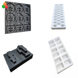 Ambalaj de înaltă calitate, personalizat pentru mucegai, cutie de spumă interioară, rezistentă la șoc, colorat pentru spumă, pentru material de ambalare a sticlei de vin