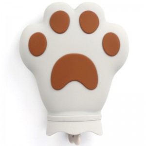 Geantă din apă caldă din silicon mini geantă caldă din catifea din lână anti-explozie