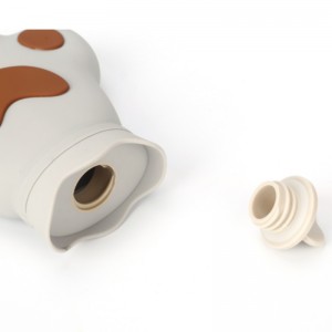 Geantă din apă caldă din silicon mini geantă caldă din catifea din lână anti-explozie