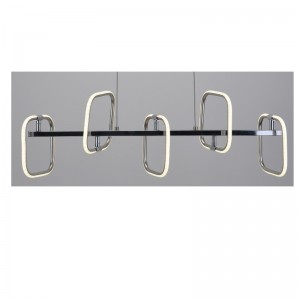 Lampa cu pandantiv cu bandă pătrată din aluminiu