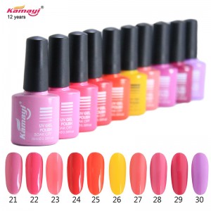 Kamayi Private Label Gel Nail polish de mediu Uv / led Gel de unghii pentru salon pentru unghii