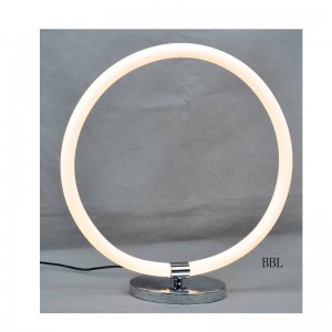 Lampa de masă LED cu tub rotund acrilic