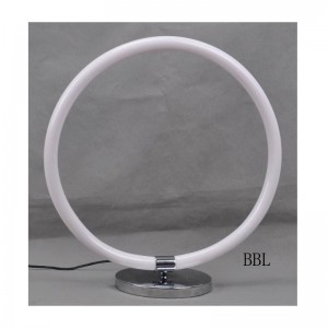 Lampa de masă LED cu tub rotund acrilic