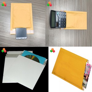 Saci de dimensiuni personalizate rezistente la șoc kraft hârtii cu bule de hârtie mailers căptușeală plic de transport sac de hârtie kraft