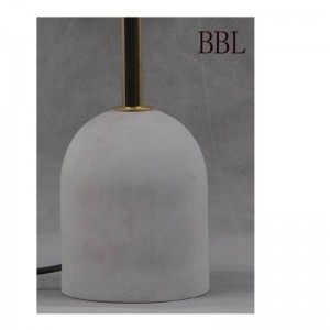 Lampa de masă cu LED de înaltă tensiune cu bază din beton