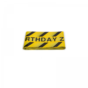 Banda de înaltă calitate din fabrică PE trafic de poliție avertizare siguranță avertizare personalizată banda de baricadă